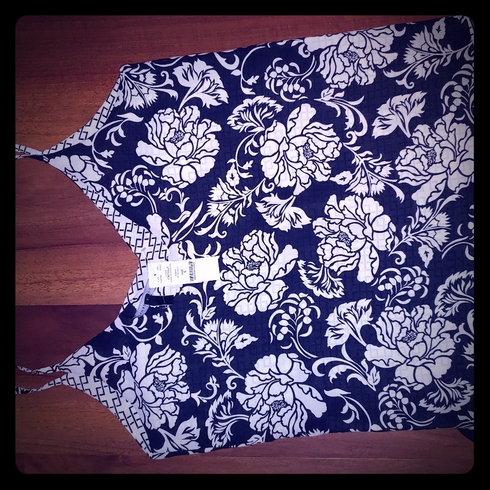 NWT WHBM Reversible Floral Cami Sz S